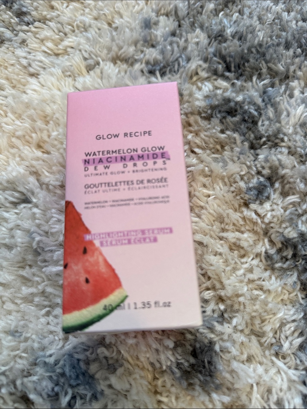 Glow Recipe Watermelon Glow Niacinamide Dew Drops - Pink and Green Packaging